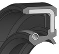 Rotary shaft seal BASL NBR – with dust lip - Radial shaft seal DIN3760